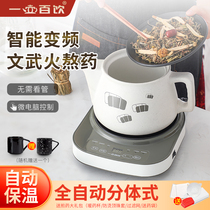 Automatic decoction pot Household boiling pot Electric Chinese medicine pot Ceramic small decoction Chinese medicine casserole pot medicine pot cooking