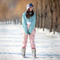 2021 Korea UNBIND ski pants EZ-TRACK snowboarding women Male same adult warm waterproof