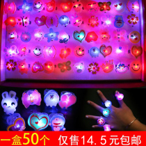 61 luminous ring girl festival flash hand lamp Micro-commercial push small gifts Kindergarten childrens toys supply