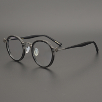 Foreign trade Europe and America Classical glasses personality lovers Hand Art Round Nearsightedness Spectacle Frames All-male And Female Tide