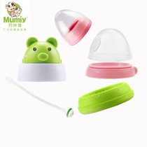 mumiy bottle lid accessories Transparent dust cover Wide mouth cup lid Female bottle long straw Universal