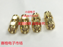 RF Radio Frequency coaxial connector RP-SMA-J transSMA-J bronze material gilded SMA-JJ one-pin-one-hole 50 Europe