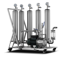 Commercial stainless steel liquor filter self-brewing filter aging machine household small grape wine filter