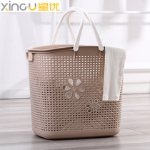 Xingyou large dirty clothes storage basket toys portable dirty clothes basket home bathroom bathroom laundry basket dirty clothes basket