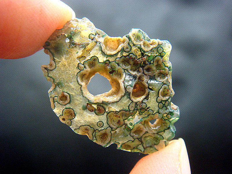 草花天然孔玻璃陨石玛瑙片/戈壁玛瑙戈壁石/阿拉善精品奇石/特价