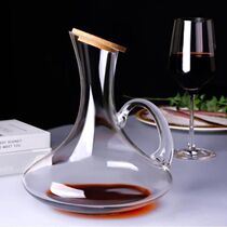 Decanter crystal glass personality with cover decanter lead free wine divider with red wine bottle home European style