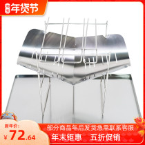Ultra-lightweight with storage box foldable and easy to store fire table barbecue grill fire stove firewood