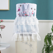 Water dispenser cover fabric lace Water dispenser set Two-piece pure bucket cover dust cover cover cloth Modern and simple