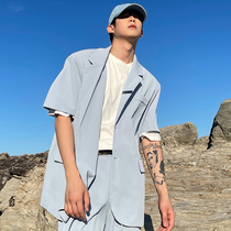 AP MMDD Dachuan with the same suit suit male summer Korean version of the wild loose suit male design sense niche