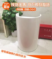 Paint semi-circular front desk reception desk Image table Xiuyu fashion curved podium small cashier bar spot