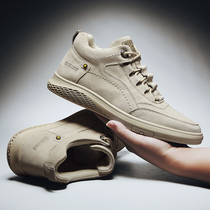 Back to force clearance processing cut-off special leather Martin boots male British wind work boots Joker high board shoes leak