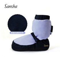 sansha sansha dance warm boots Childrens Ballet classical dance practice shoes adult autumn and winter plus velvet dancing shoes