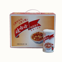 Wahaha longan lotus seed nutrition eight treasure porridge 360g * 12 cans of xylitol variety flavor breakfast nutritious porridge