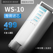 German Dexi WS-10 four-in-one filter requires only one a year
