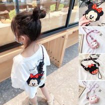 Summer children cartoon mini silicone messenger bag bag fashion baby foreign style cute coin purse tide little girl