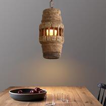 B & B chandelier tea room lamp tea table Myanmar old elm nostalgic retro old object Hotel Inn restaurant bar lamp