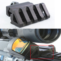 Fine side 45 degree metal rail 21mm track flashlight bracket RMR VISM side base
