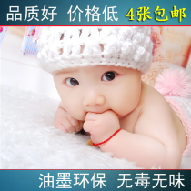 Cute male baby poster BB photo picture painting baby pictorial pregnant women preparing for pregnancy wedding room prenatal education wall stickers early education HD