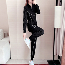 Fashion Casual Suit Women 2022 New Spring And Autumn Fried Street Loose Foreign Air Big Code Minus Age Sportswear Two Sets Tide