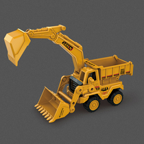 Inertia Car Toy Small Car Boy Child Emulation Engineering Car Excavator Bulldozer tipping car model puzzle