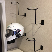 Motorcycle helmet display rack hat rack wrought iron wall hat storage rack hat rack helmet display rack