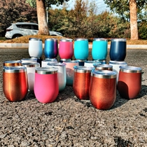 Human hands two clearance level cost-effective reverse sky value double-layer stainless steel vacuum anti-hot insulation water Cup