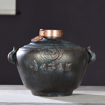 Jingdezhen ceramic wine jar special wine bottle 5 10 pounds of household sealed Maotai wine cylinder jug empty bottle