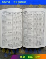 Bearing information Reference book catalog Bearing model size parameter table Wafangdian Bearing comparison manual