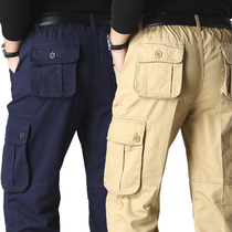 Pure Cotton Clothing Pants Mens Autumn Winter Wear Resistant Loose Straight Silo Multiple Bags Casual Labor Pant Work Pants Workpants Workpants Workpants Workpants Workpants Workpants Workpants Workpants Workpants Workpants Workpants Workpants