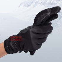  Li Ning sports gloves 2019 winter sports fashion mens casual outdoor plus velvet warm gloves ASGP015