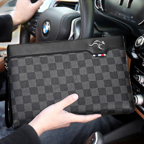 Handbags Mens Hands Take Mens Bag Soft Leather 2020 New Tide Large Capacity Fashion Handbag Handbag Hand Grip Envelope Clips Bag