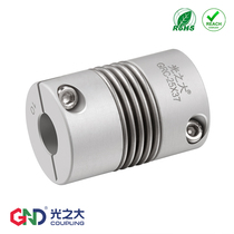 Light GRC bellows coupling large torque spring screw stepper servo motor high elastic connector