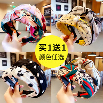 Hairband womens face wash summer Korean net red temperament hairband Korean summer out of the hairpin headband headdress products