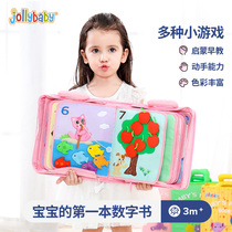 Jollybabybabys first book Montessori early to teach Toys Tuhob Book baby puzzle to tear up and not suck