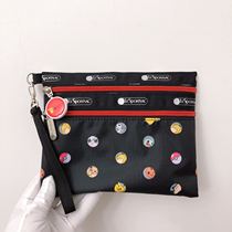 Rexsbao fashion simple casual wallet handbag double zipper large handbag