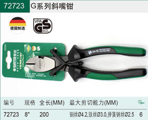 Shida tools G series diagonal pliers 8 72723
