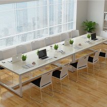 Conference table long table simple modern staff desk rectangular training table negotiation long table workbench table