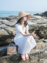 Sandro Moscoloni2022 Summer new French style retro long dress supersens slim and gentle wind one-piece dress
