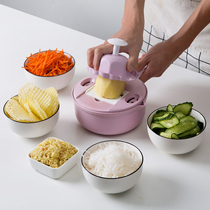 Multifunctional vegetable cutter kitchen vegetable cutting artifact household slicer shredder grater cutting potato shredder