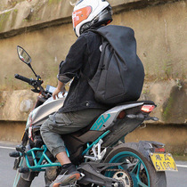 Black whale backpack men waterproof knight riding backpack computer bag motorcycle helmet bag full helmet bag schoolbag travel