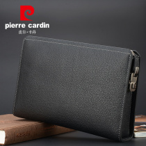 Pilkardanhand handbag mens leather soft leather large capacity handbag mens handbags hand grip bag coded lock mens bag