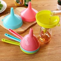 Kitchen plastic large liquid funnel Color multi-function jug Soy sauce separation funnel