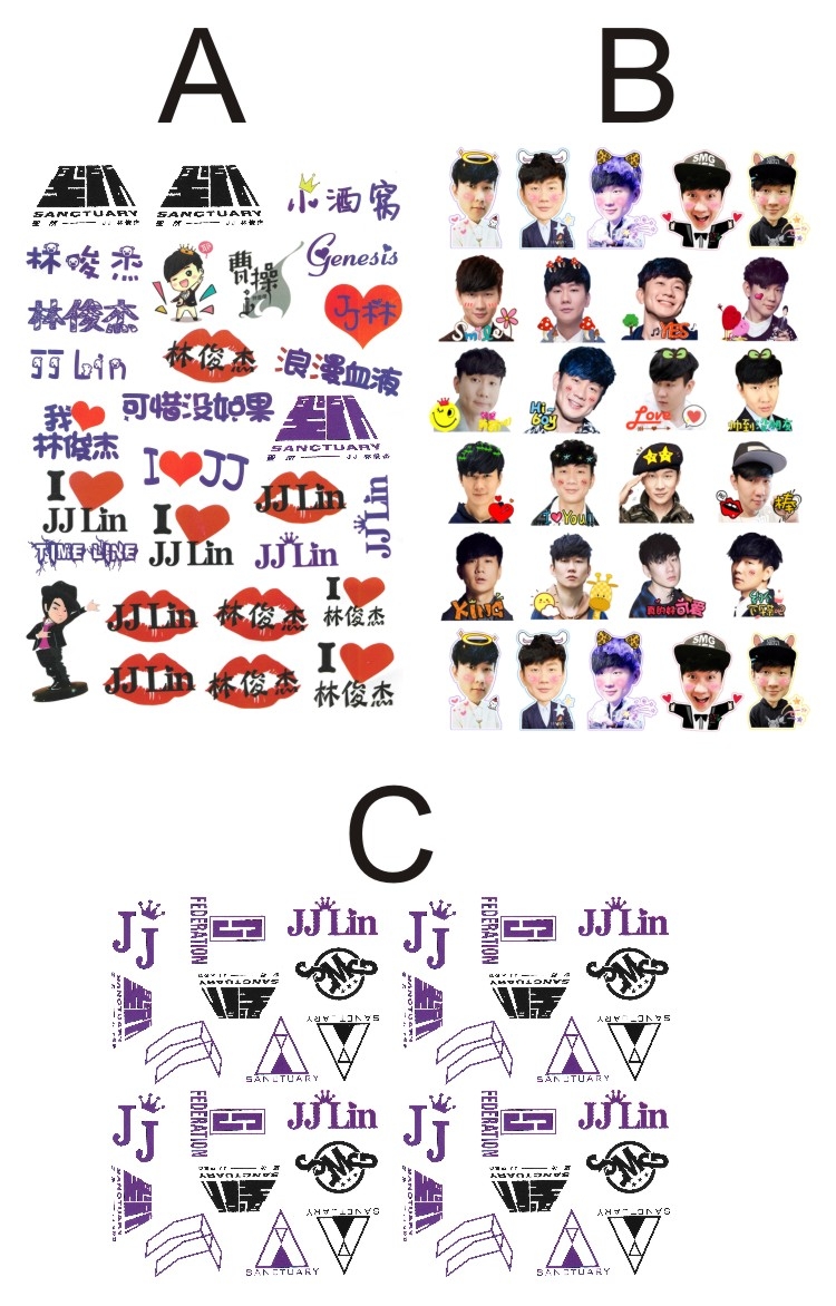 [5.71] Lin Junjie JJ sanctuary concert sticker Tattoo Sticker