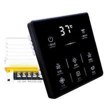 Wireless switch 2 two-wire remote control five open 86 smart touch screen panel toilet bathroom air heating Universal
