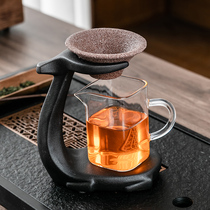 Glass male cup tea filter integrated set lazy filter screen tea artifact tea brewing tea non-porous tea deer