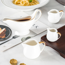 Ceramic small Milk Cup mini milk tank milk jar honey Milk Cup coffee milk pot European steak black pepper juice bucket sugar tank