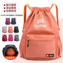 Large capacity men and women travel sports shoulder storage bag fitness bag training backpack corset pocket drawstring bag