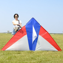 Wang Yuzi kite Weifang authentic 544 soft umbrella cloth carbon rod large adult triangle breeze easy to fly