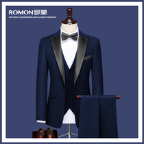 Romon Romontasto dress Wedding banquet Gentleman Mens suit Suit Groom slim youth suit