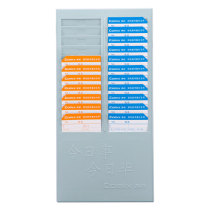 Qinxin 24 attendance card rack office rack KJ2400